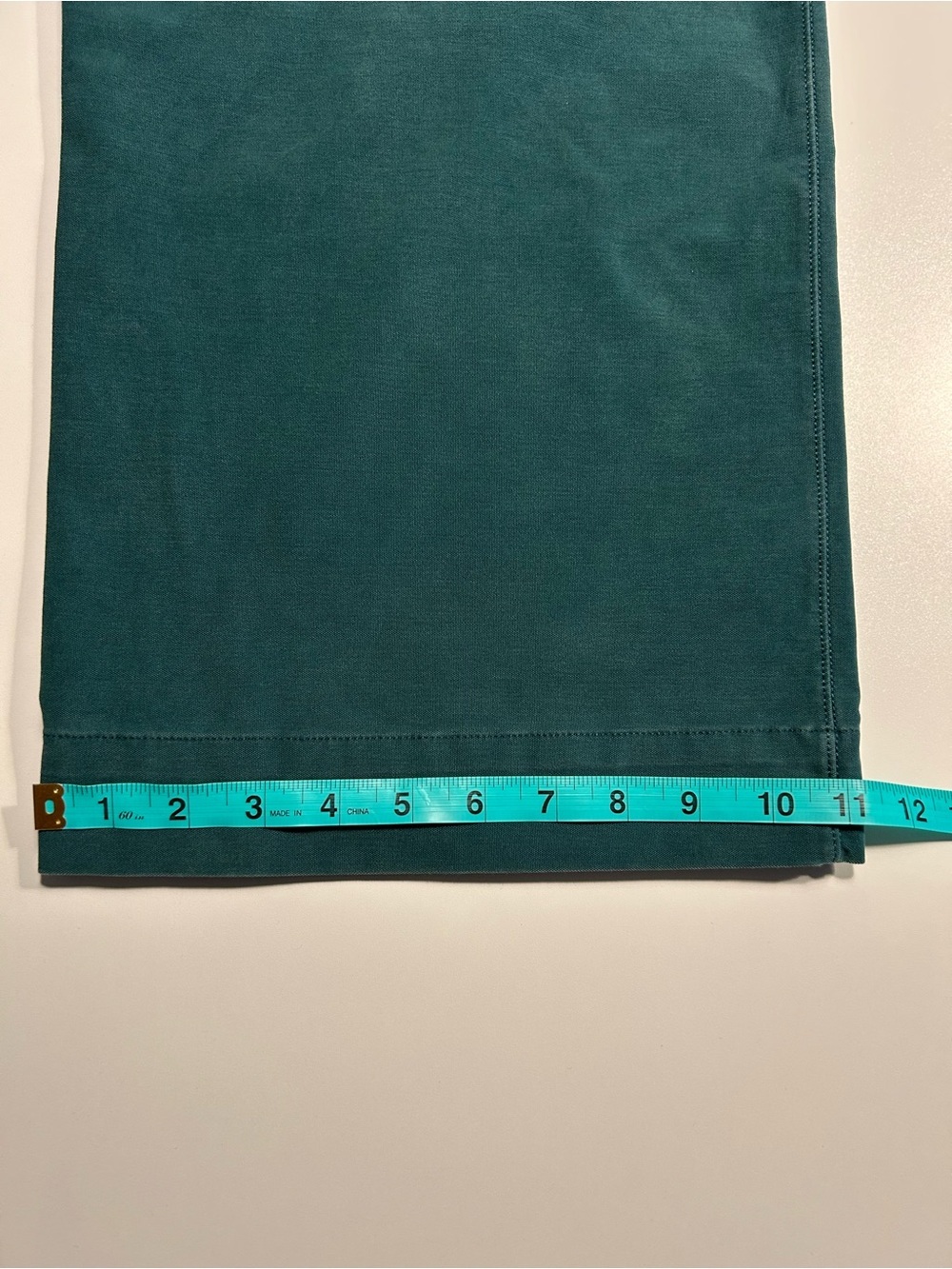 Lululemon City Sleek 5 Pocket Wide Leg High Rise Pants Green Jasper Teal - Picture 7 of 7
